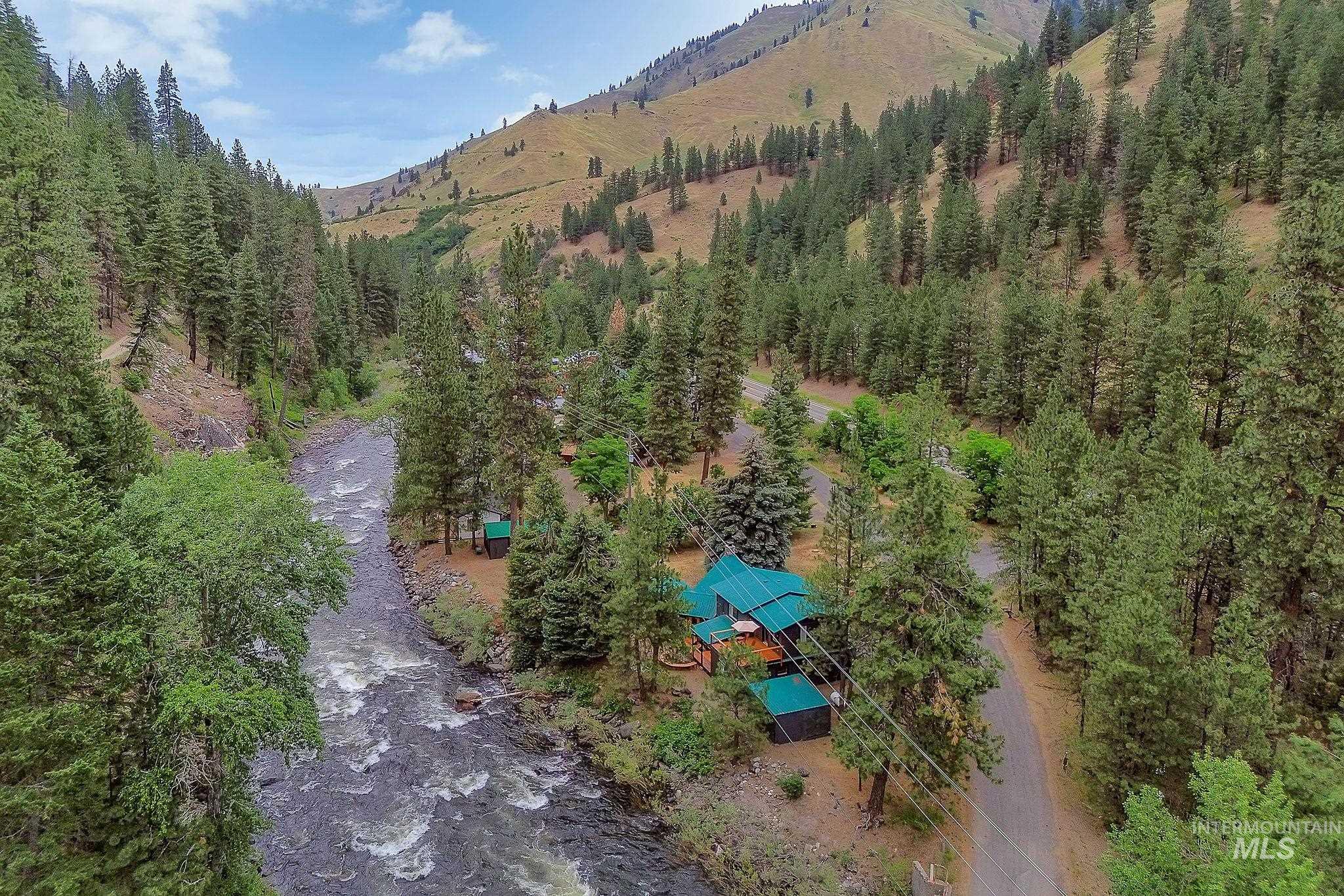 Drone / aerial view of mountains