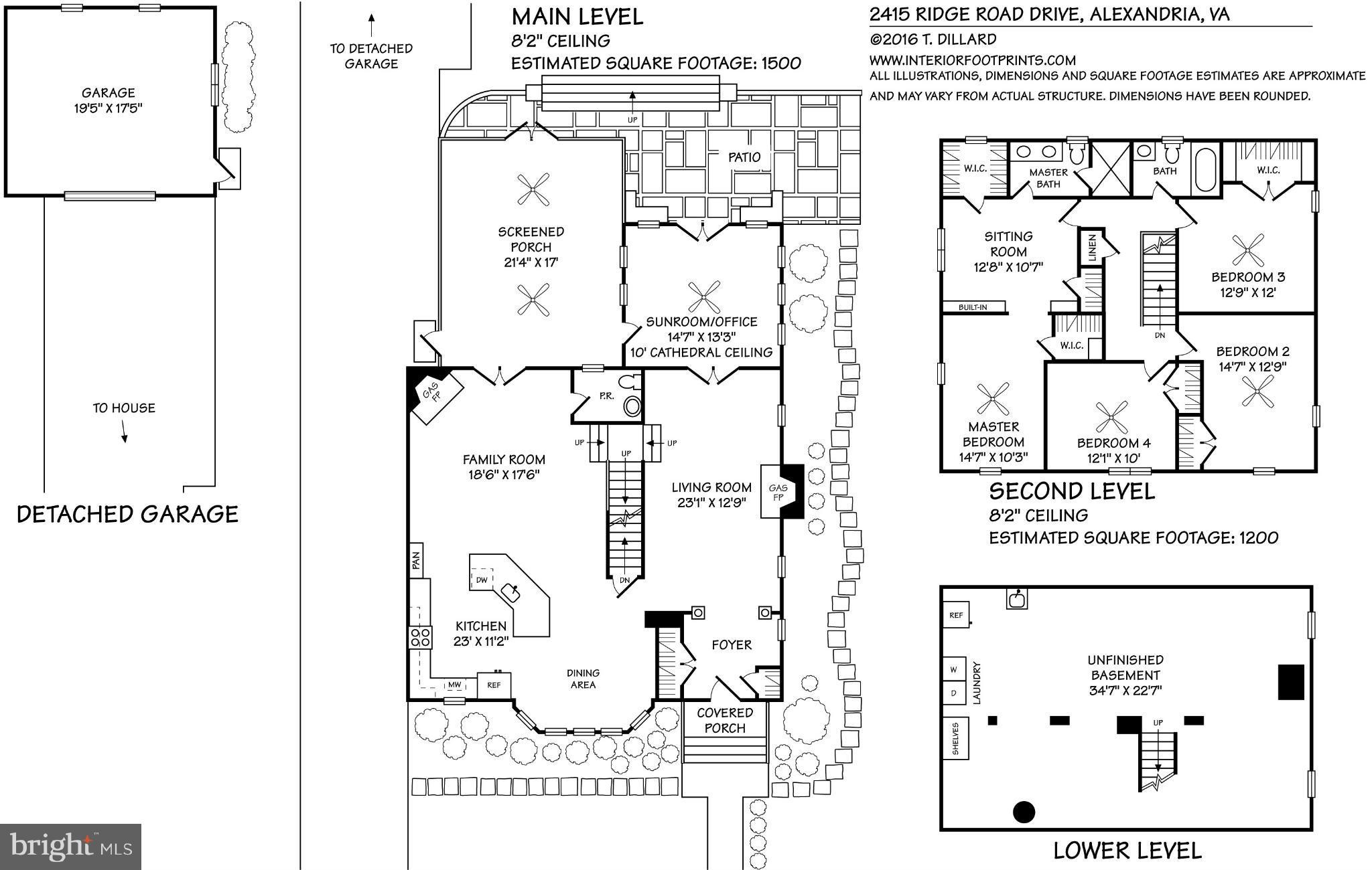 2415 Ridge Rd Drive Alexandria, VA 22302 - Photo 29 of 29 Floor Plans