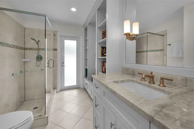 a outdoor dining space with furniture and outdoor view