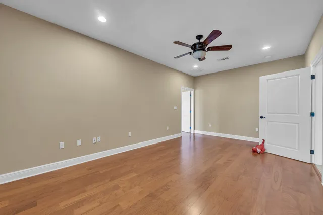 a view of a lake with a mountain in the background