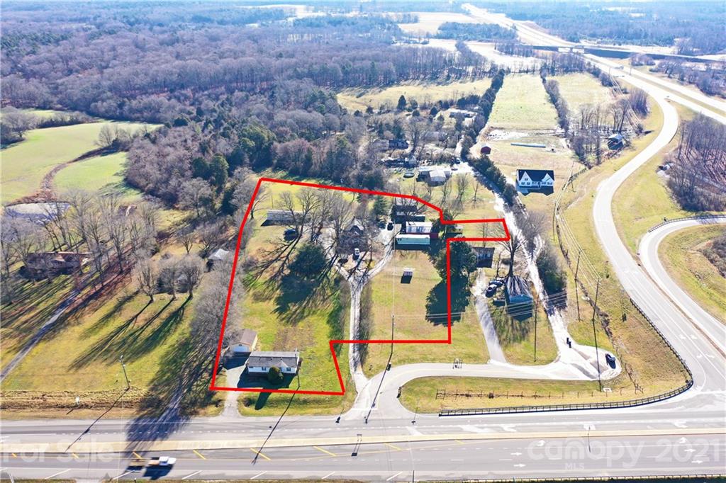 1023 George Taylor Road Monroe, NC 28110 - Photo 13 of 17 an aerial view of a highlighted house