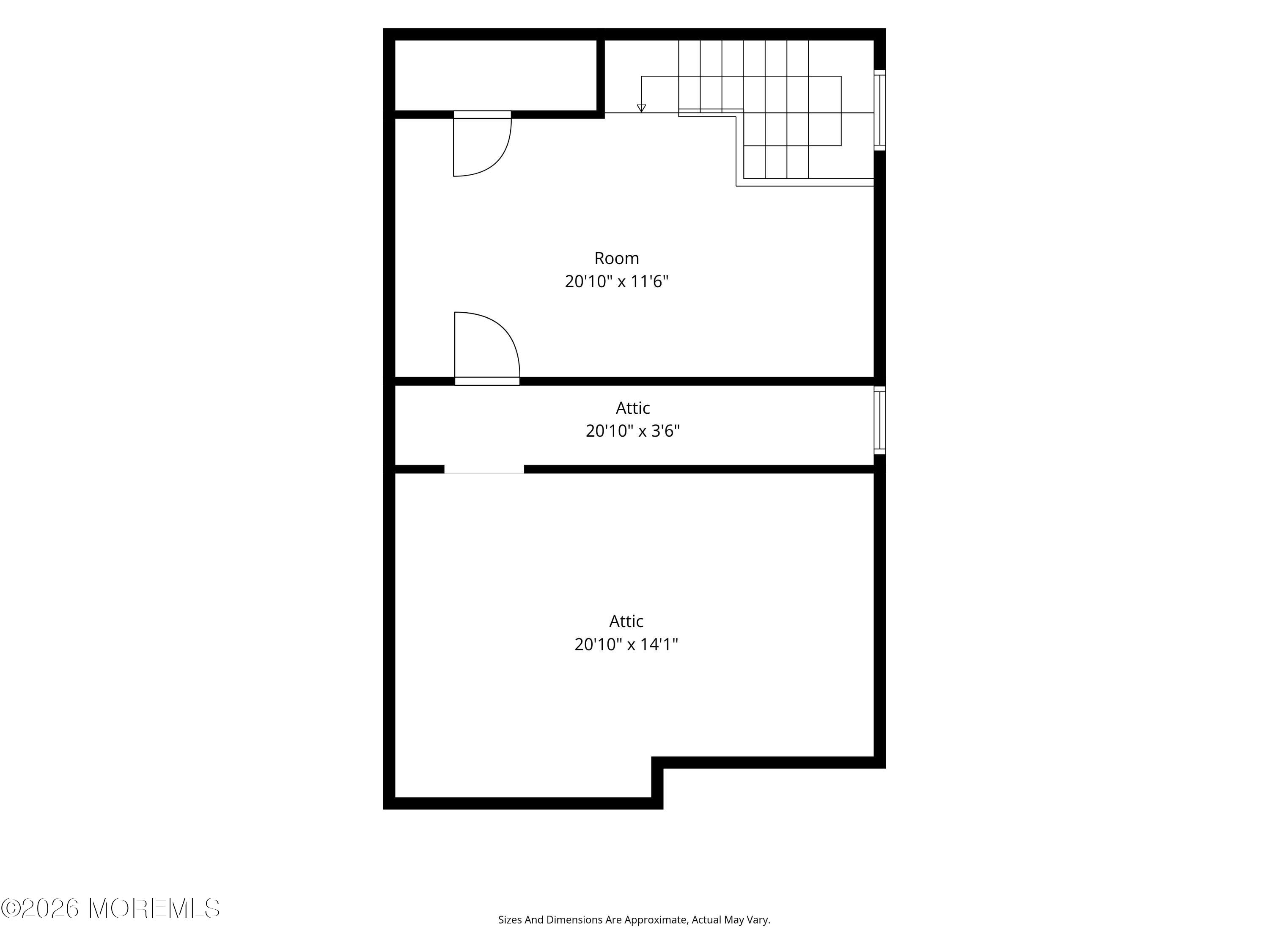 63 Winged Foot Court Howell, NJ 07731 - Photo 29 of 34 Third floor dimensions