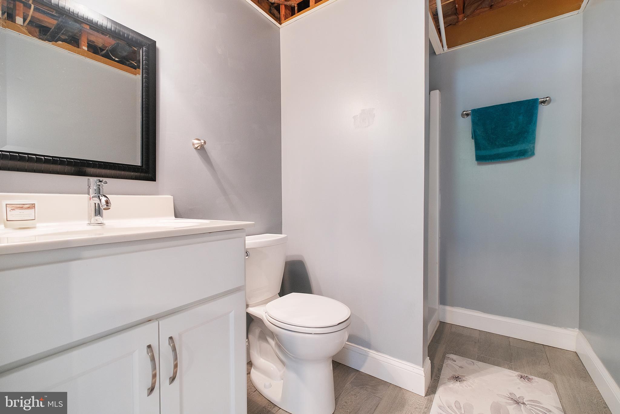 819 Elm Drive West River, MD 20778 - Photo 29 of 39 a bathroom with a sink a toilet and mirror