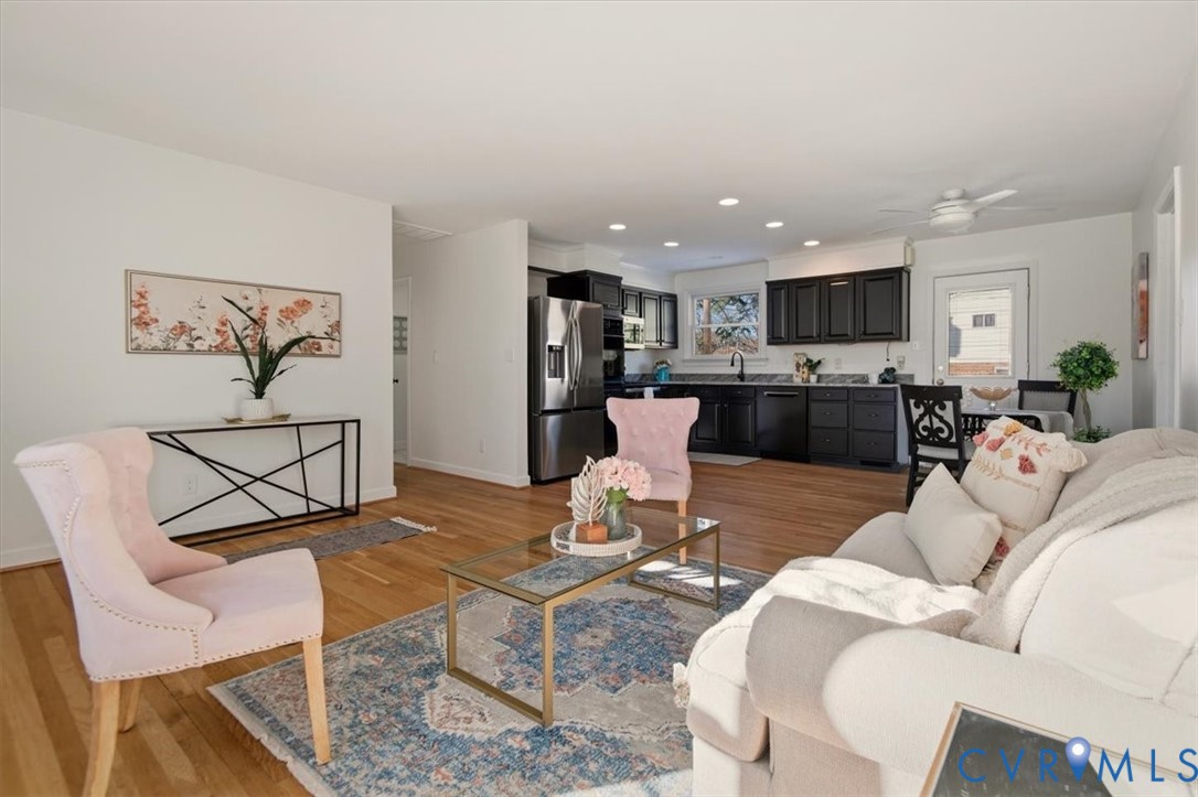 2720 Omega Road Henrico, VA 23228 - Photo 7 of 45 hardwood floors, lots of natural light flows to ki