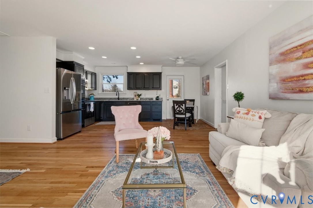 2720 Omega Road Henrico, VA 23228 - Photo 8 of 45 hardwood floors, flows to kitchen