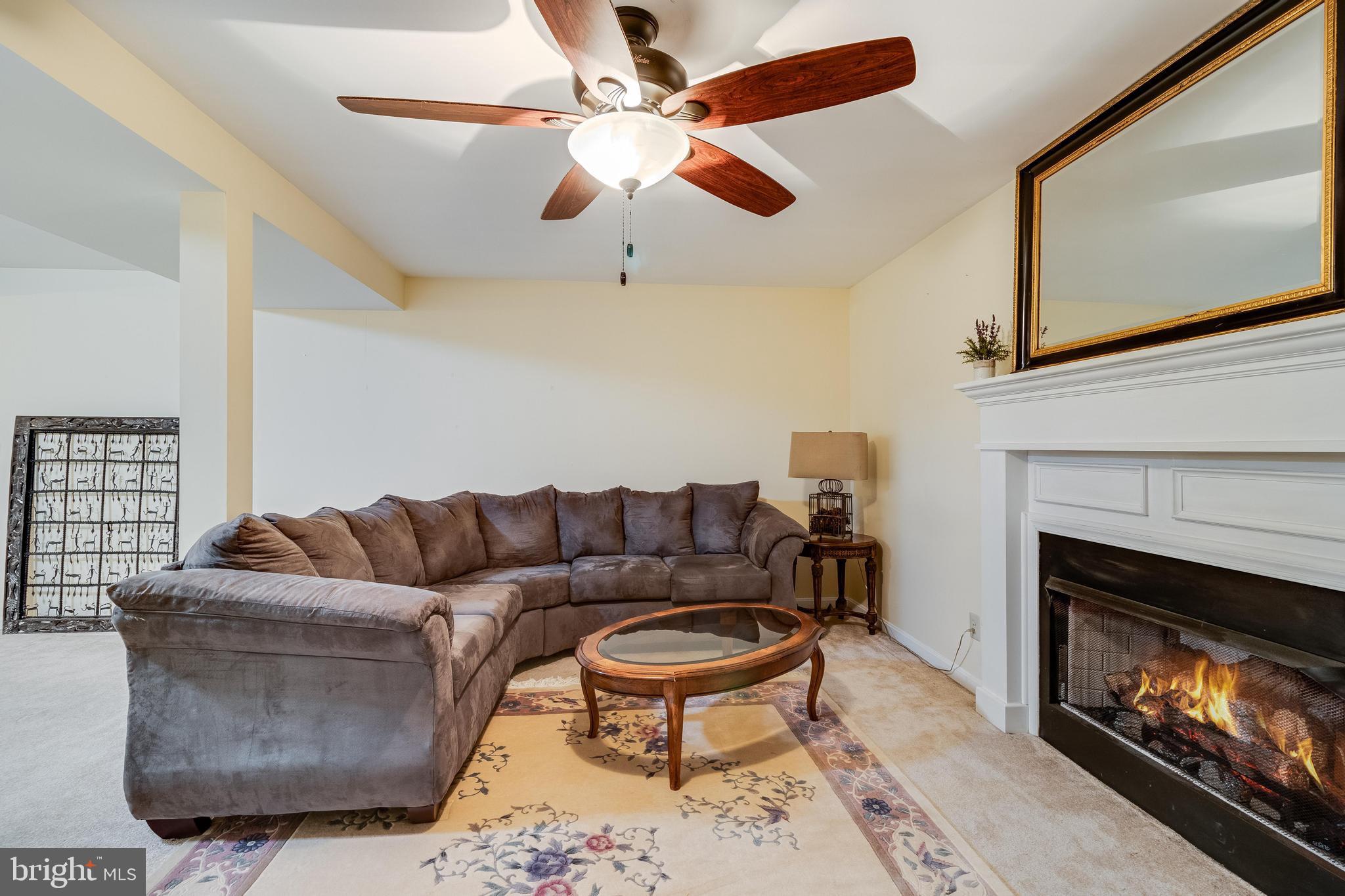 10831 Trinity Church Road Charlotte Hall, MD 20622 - Photo 64 of 90 Basement living room with gas fireplace