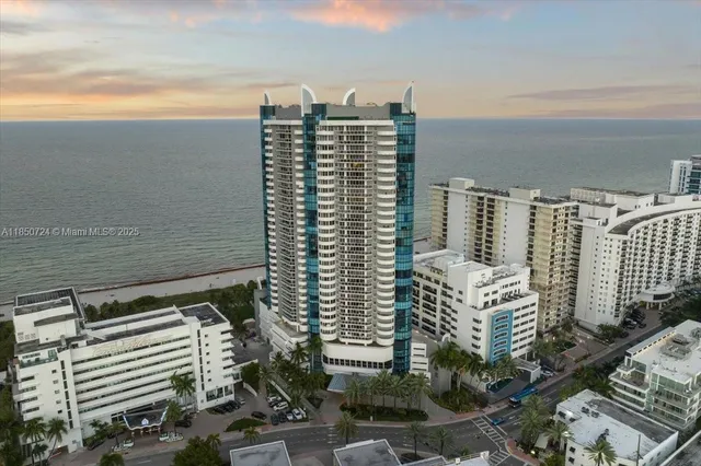 a view of a park with slide