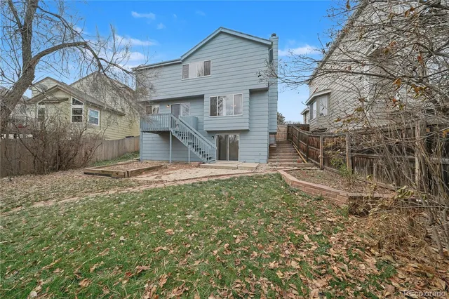 a backyard of a house