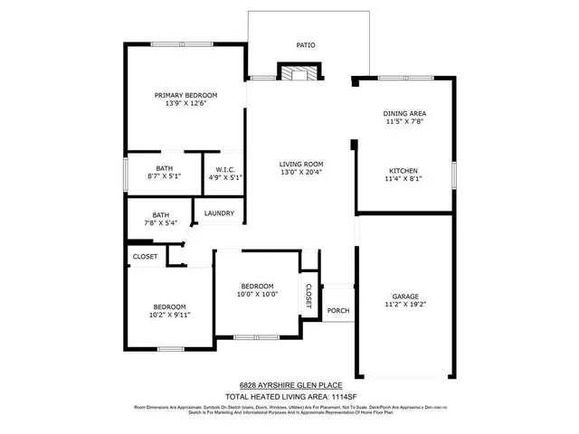 $1,850 | 6828 Ayrshire Glen Place, Charlotte, NC 28273