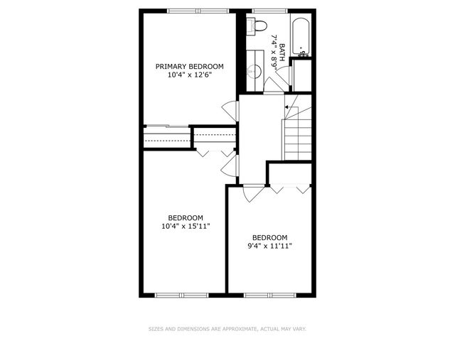 a picture of a bench in front of a building