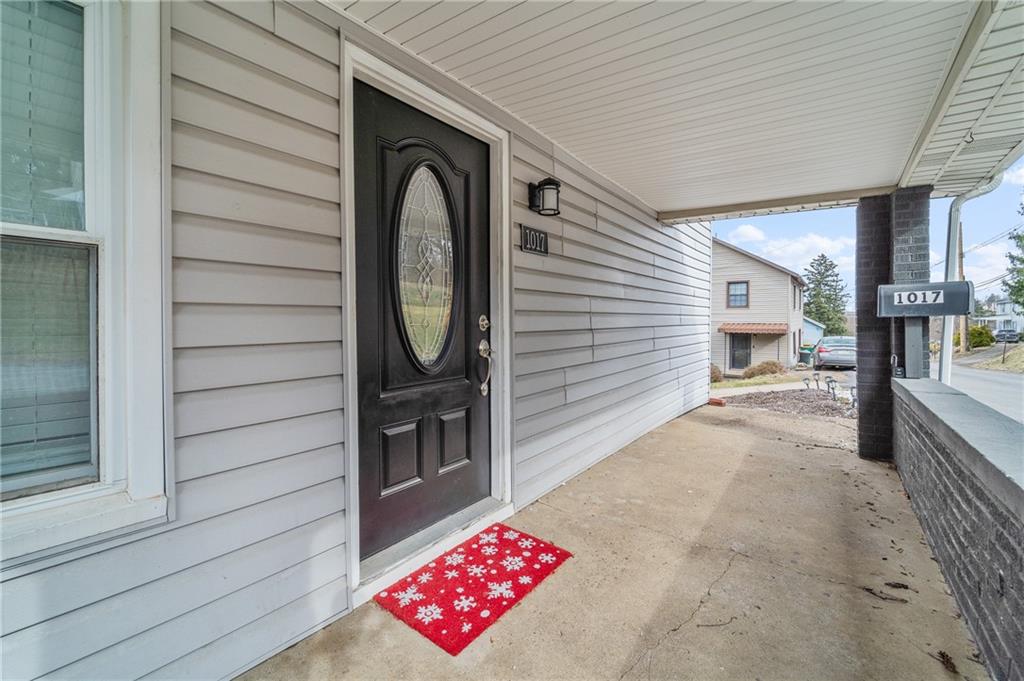 1017 Moon Run Road McKees Rocks, PA 15136 - Photo 3 of 33 a view of a entryway door of the house