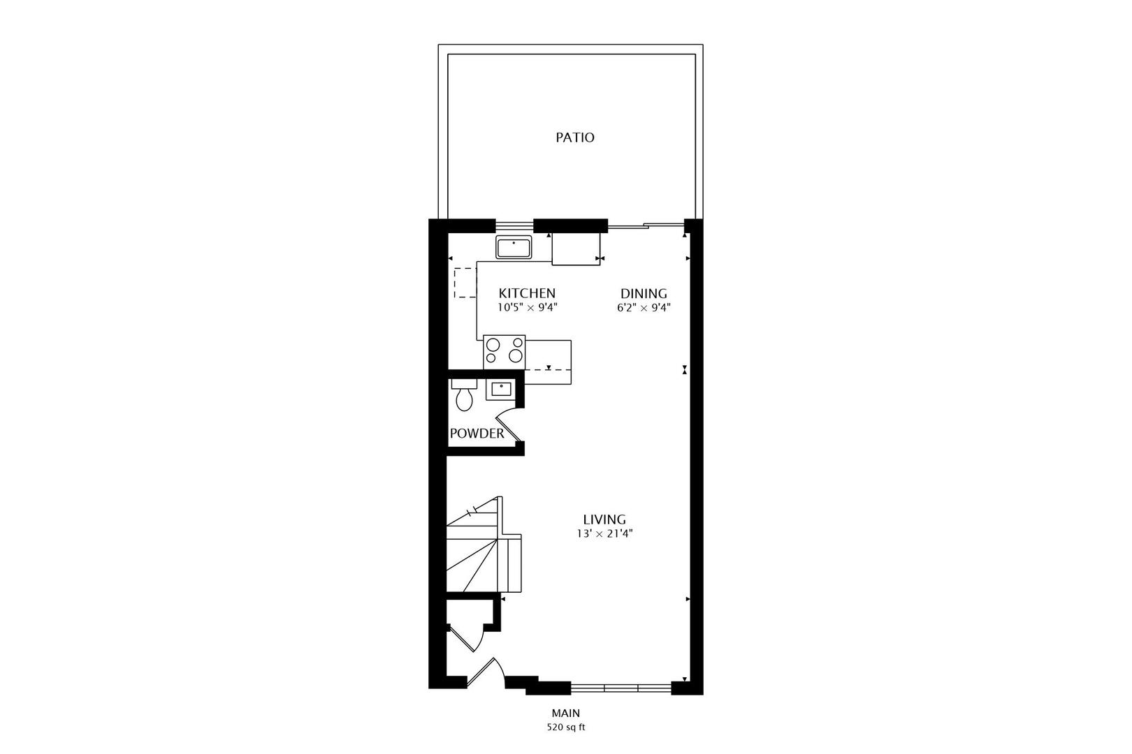 2339 North Drake Avenue Chicago, IL 60647 - Photo 3 of 29 a picture of a floor plan