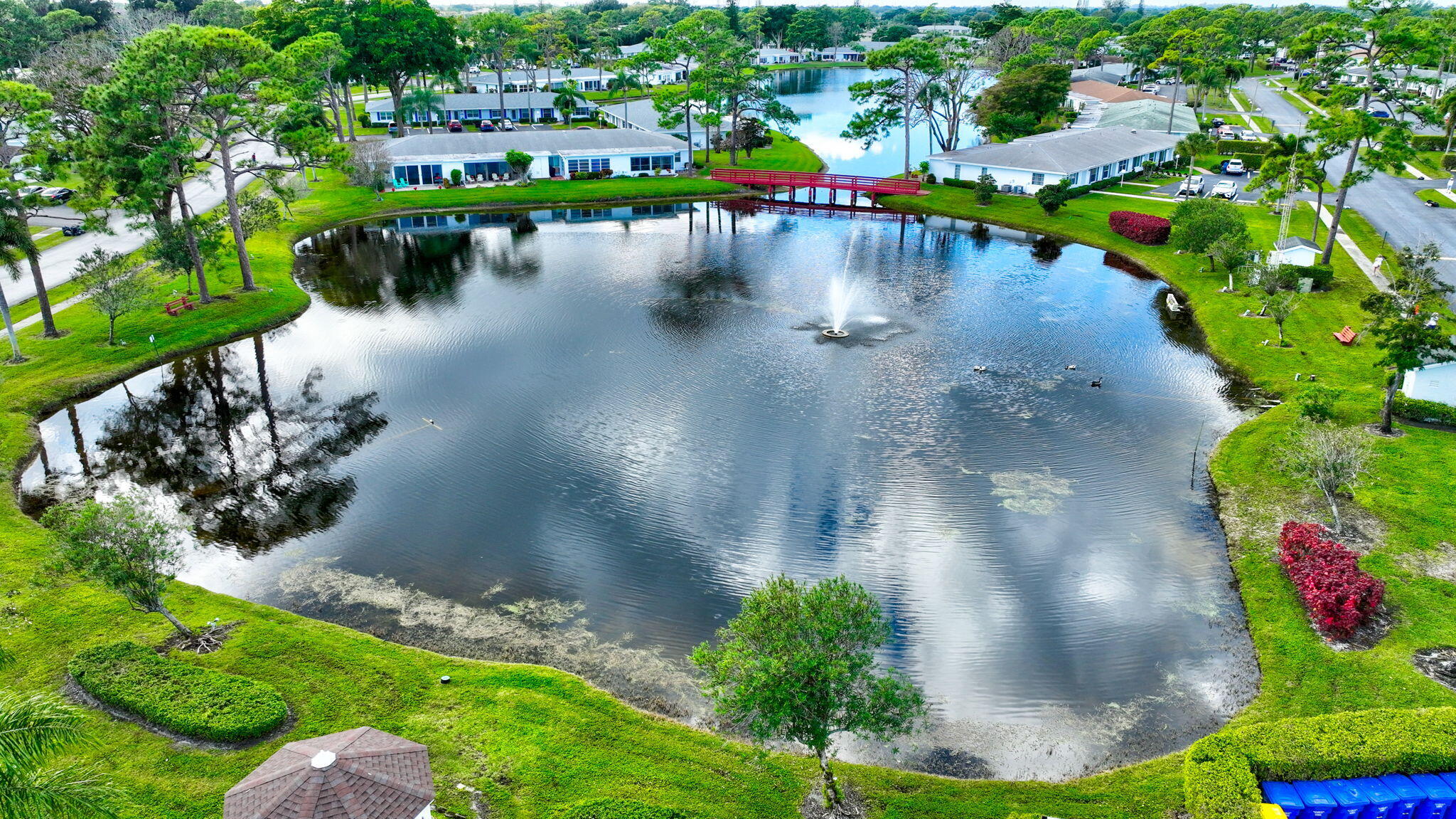 5263 Privet Place, Unit D Delray Beach, FL 33484 - Photo 57 of 60 a view of a lake with a city