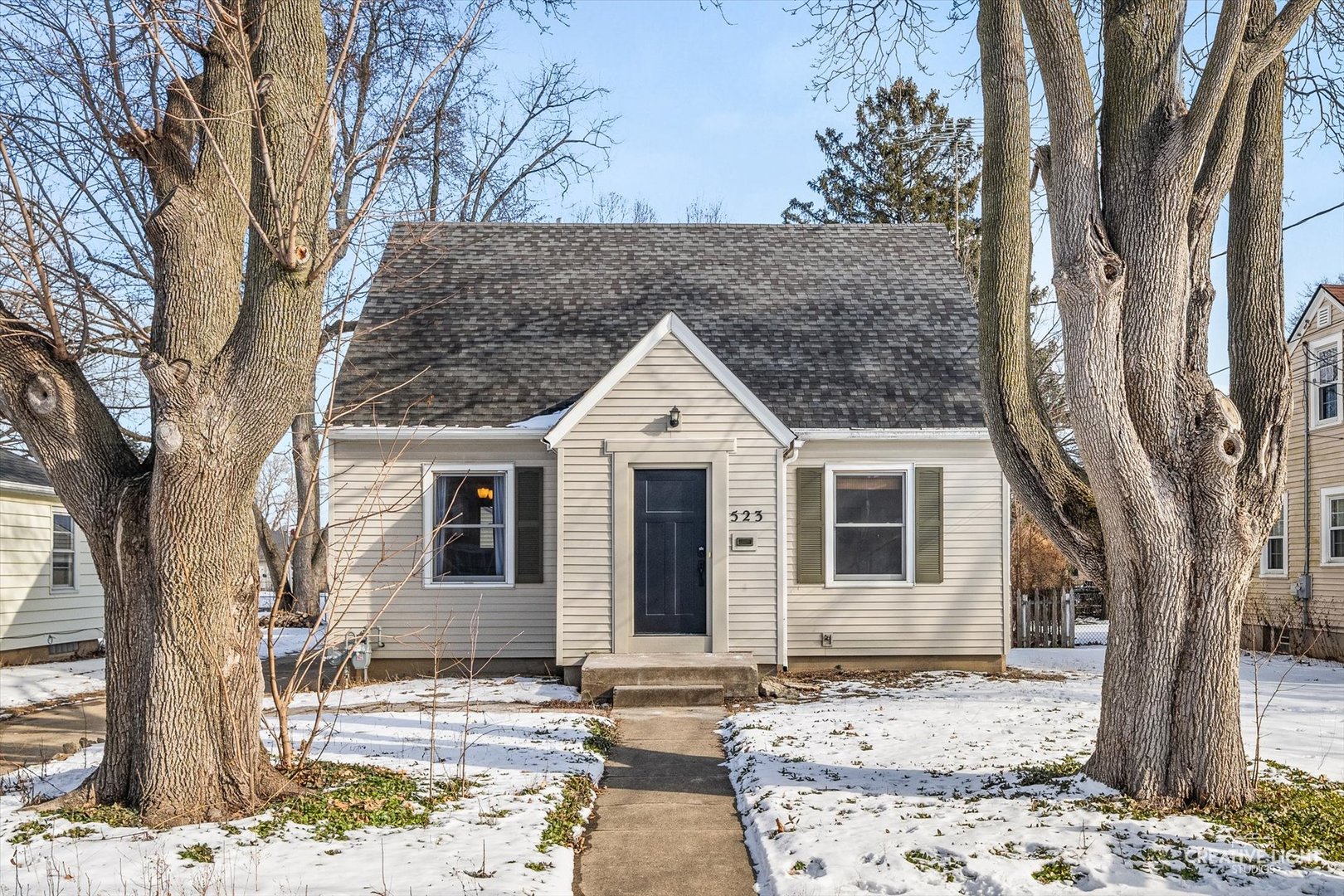523 Preston Avenue Elgin, IL 60120 - Photo 2 of 22 a white house that has a tree in front of it