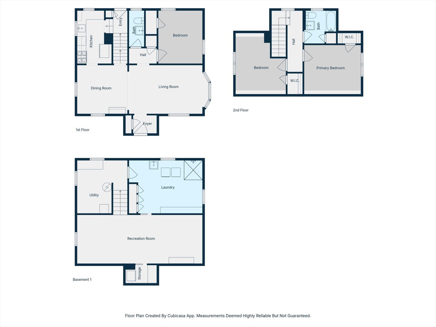 523 Preston Avenue Elgin, IL 60120 - Photo 22 of 22 a picture of a floor plan