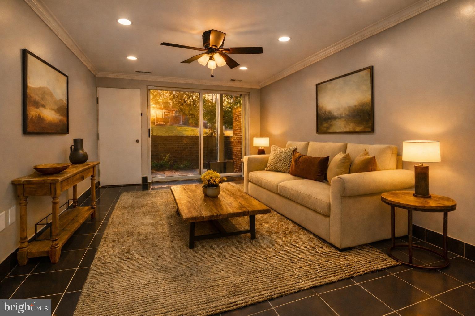 3976 Bel Pre Road, Unit 1 Silver Spring, MD 20906 - Photo 2 of 19 a living room with furniture and a flat screen tv