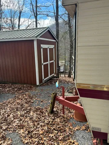 a view of a house with a park