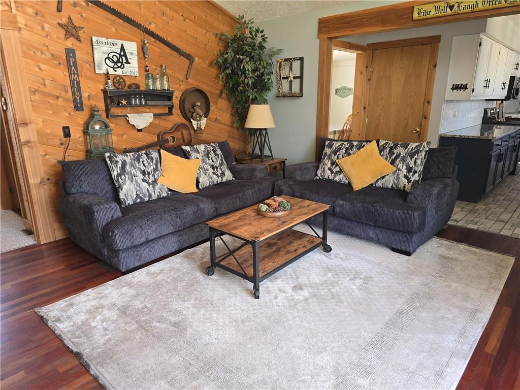 141 Hall Road Slippery Rock, PA 16057 - Photo 3 of 28 a living room with furniture and a clock