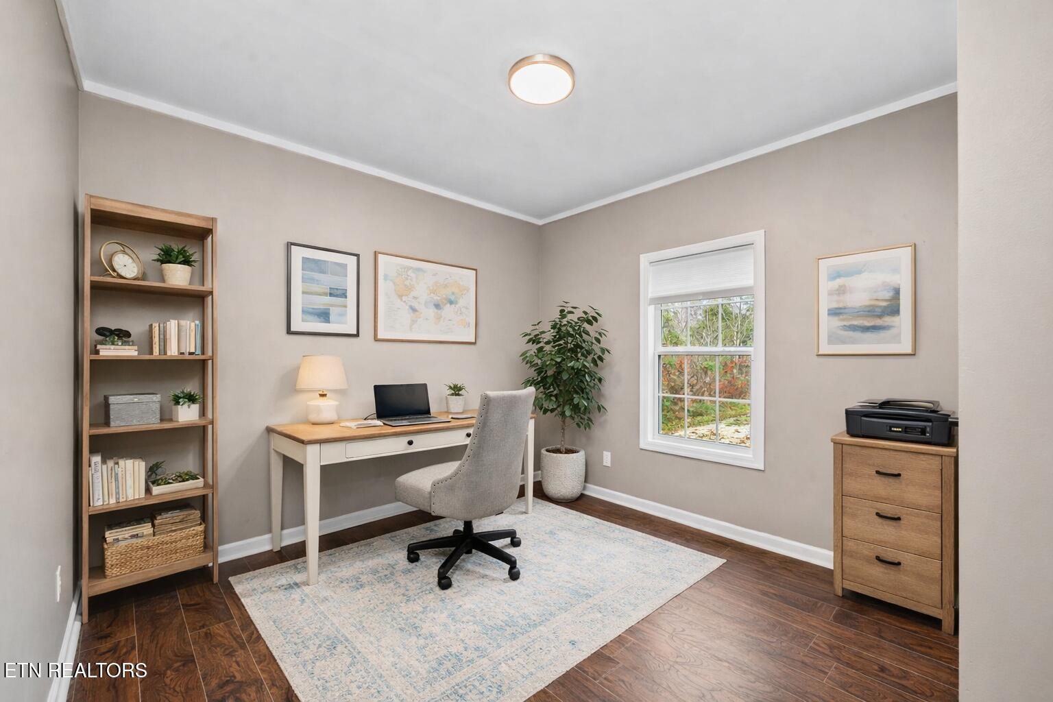 219 North Lowe Road Crossville, TN 38571 - Photo 30 of 34 a view of a workspace with furniture and a window