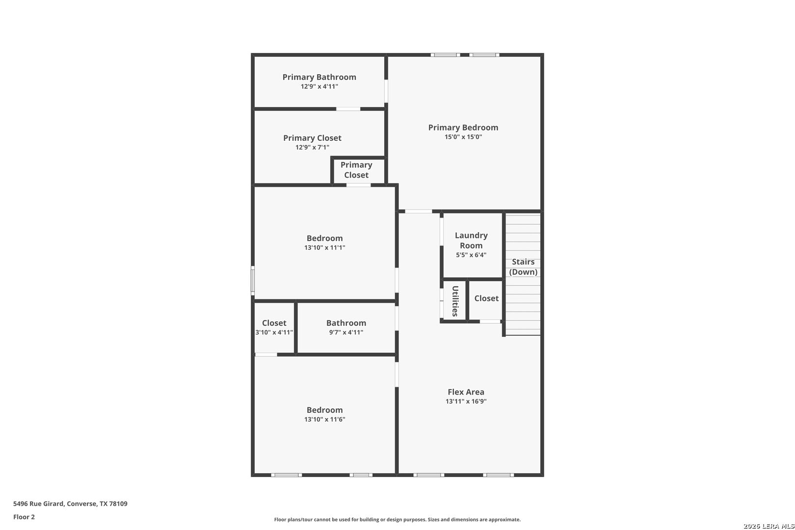 5496 Rue Girard Converse, TX 78109 - Photo 35 of 40 a picture of a floor plan