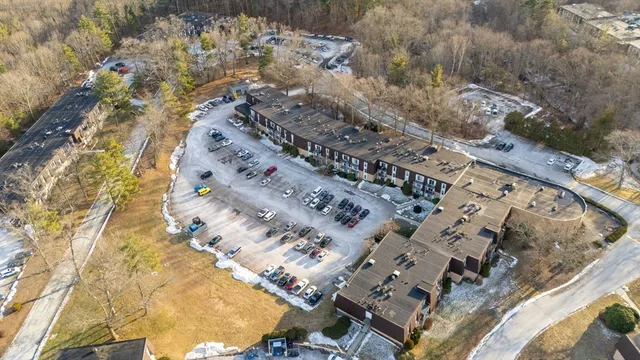 a aerial view of a house