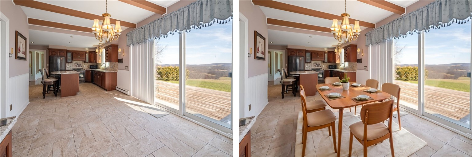 149 Thomas Road Westford, NY 12155 - Photo 15 of 50 The photo on the right has been digitally staged.