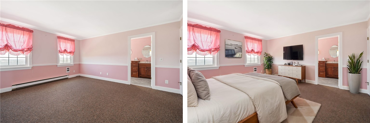 149 Thomas Road Westford, NY 12155 - Photo 23 of 50 Primary suite -The photo on the right has been dig