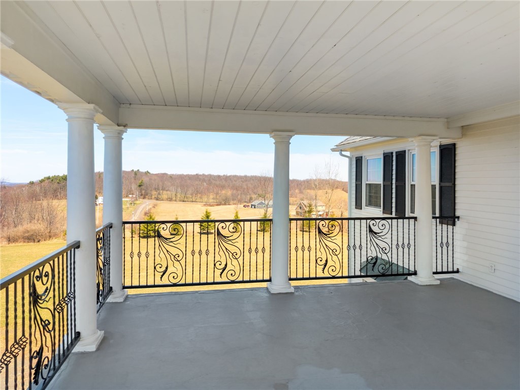 149 Thomas Road Westford, NY 12155 - Photo 31 of 50 Second Floor Porch with views!