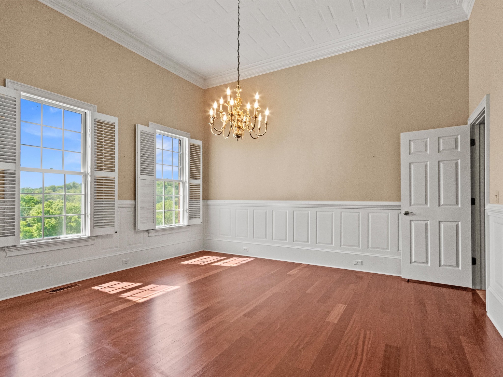 954 Molino Road Taft, TN 38488 - Photo 6 of 64 wooden floor in an empty room with a window