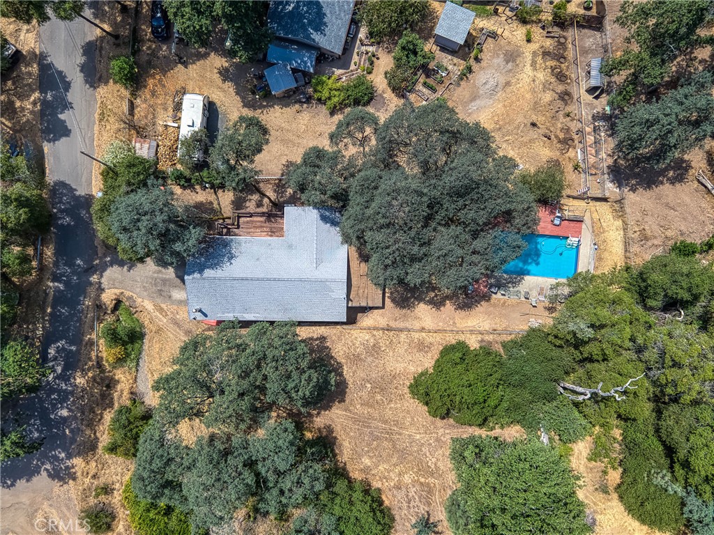 2976 Rancho Vista Drive Lucerne, CA 95458 - Photo 12 of 51 an aerial view of a house with a yard and garden