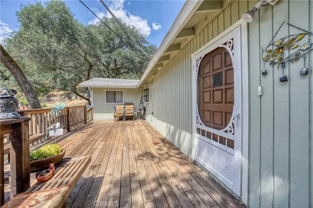 a view of a swimming pool with a lounge chairs