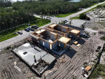 a view of a balcony with an ocean