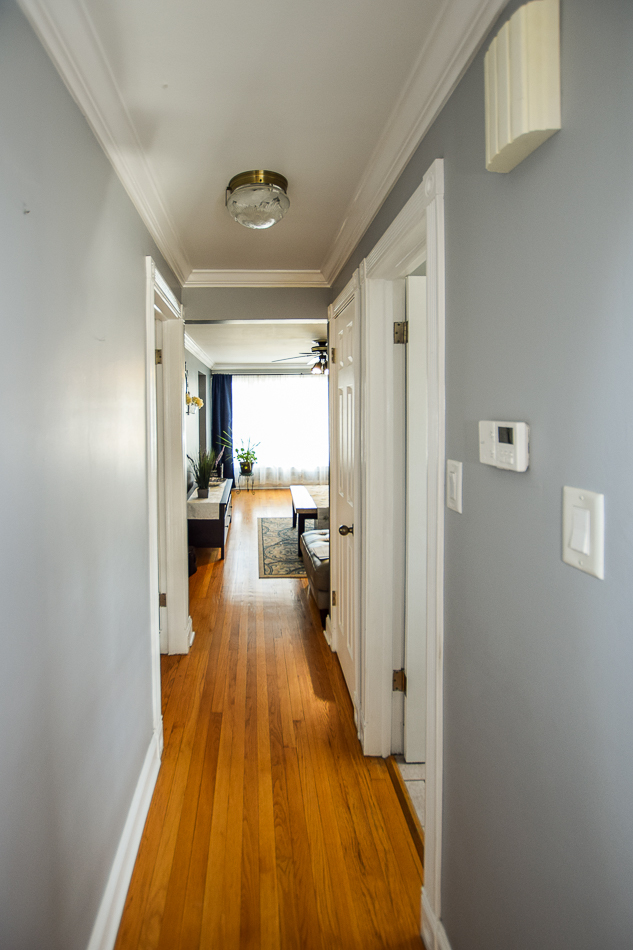 5104 South Rutherford Avenue Chicago, IL 60638 - Photo 9 of 23 a view of a living room with a wooden floor