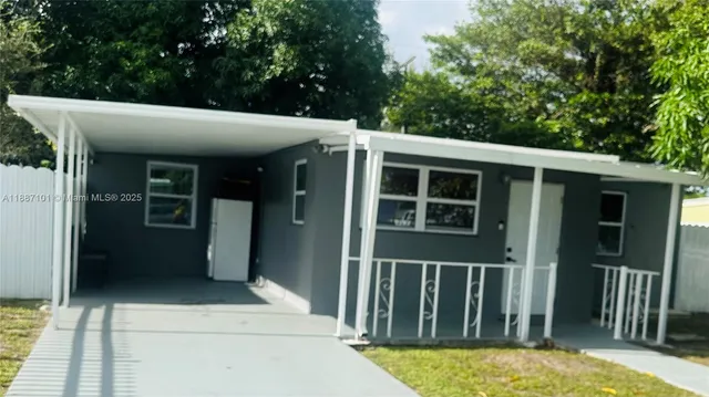 a view of a house with a porch
