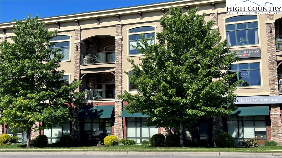 148 Highway 105 Extension, Unit 203 Boone, NC 28607 - Photo 2 of 25 a view of a building with a tree front of house