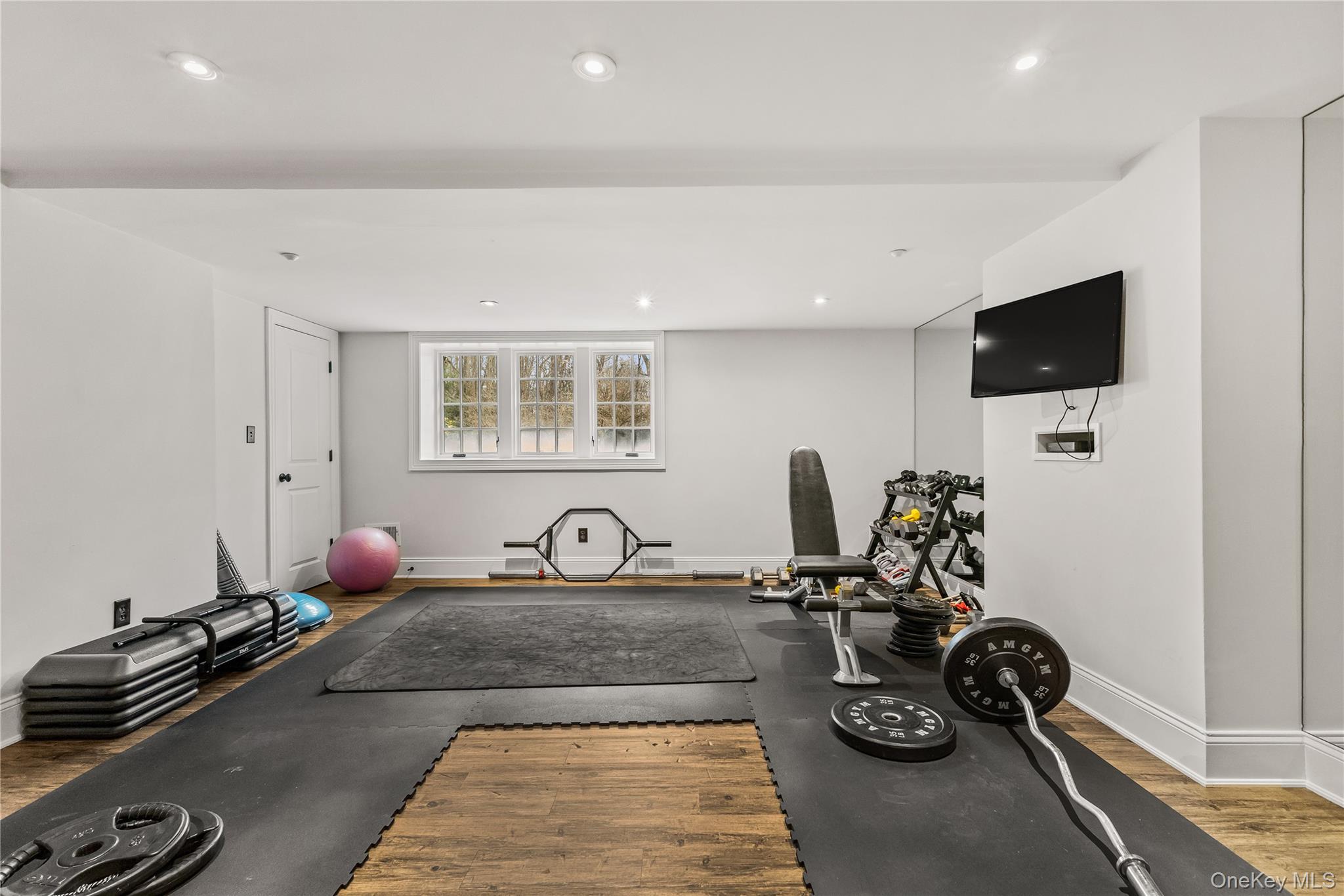 19 Park Drive South Rye, NY 10580 - Photo 40 of 42 Elevate your daily routine in this versatile, light-filled space, perfectly suited for a high-end home gym or wellness studio. With sleek finishes and ample floor space, this flexible layout seamlessly adapts to meet your fitness and lifestyle needs.