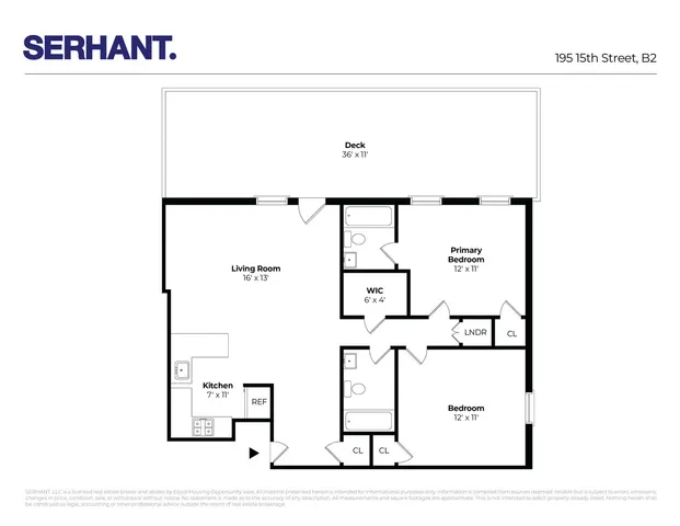 $1,195,000 | 195 15th Street, Unit B2 | Park Slope