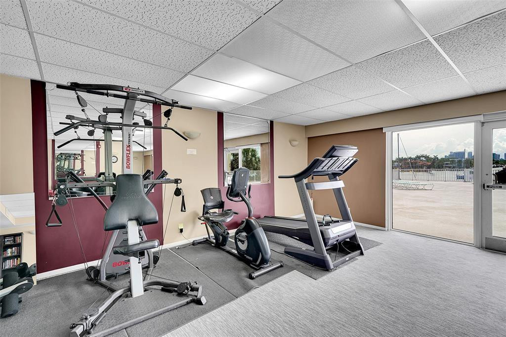 95 North Birch Road, Unit 301 Fort Lauderdale, FL 33304 - Photo 20 of 54 UNIVERSAL GYM EQUIPMENT