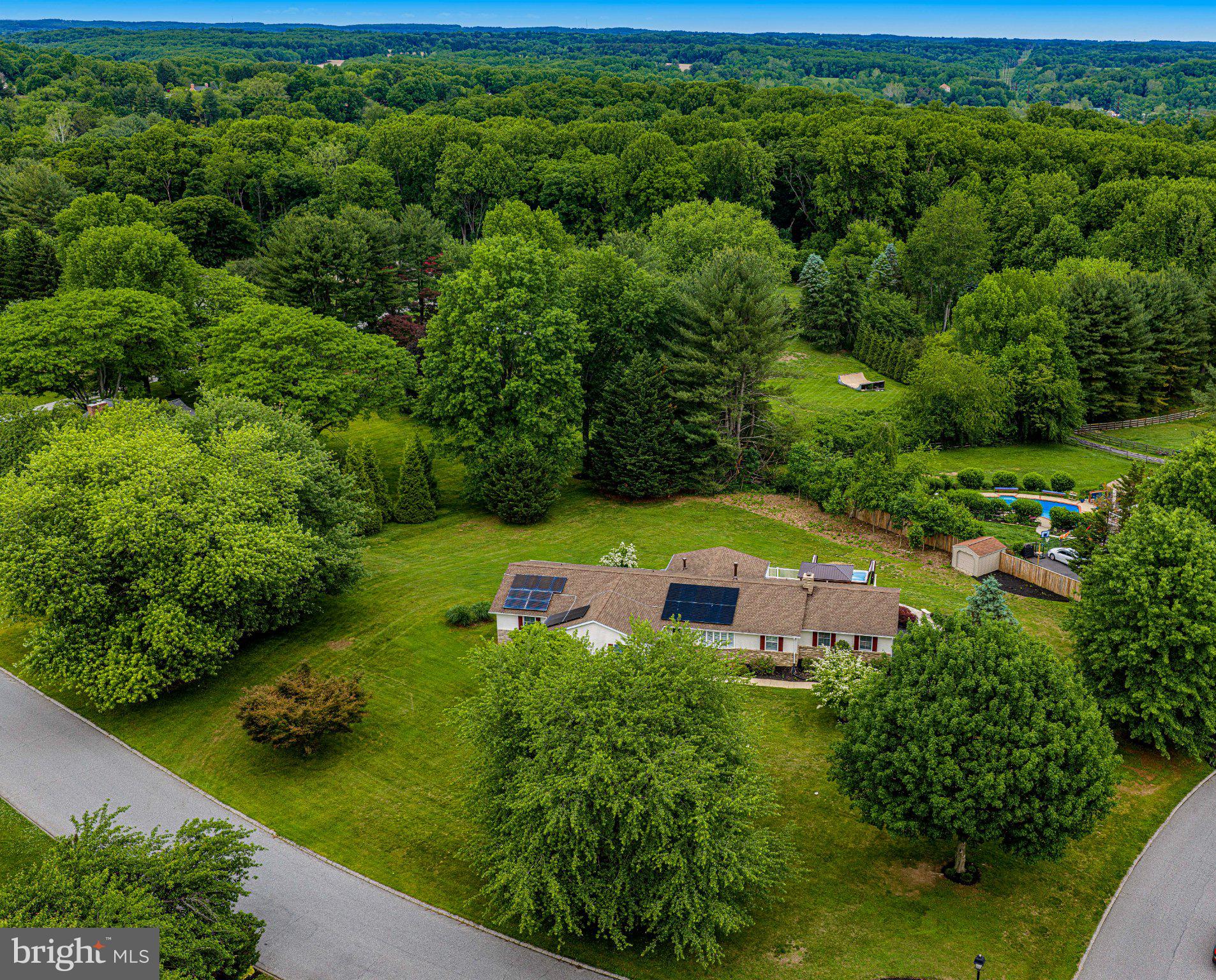 14300 Carroll Ridge Court Baldwin, MD 21013 - Photo 59 of 73 an aerial view of residential houses with outdoor space and street view
