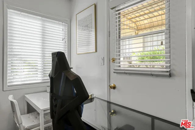 a view of kitchen with windows