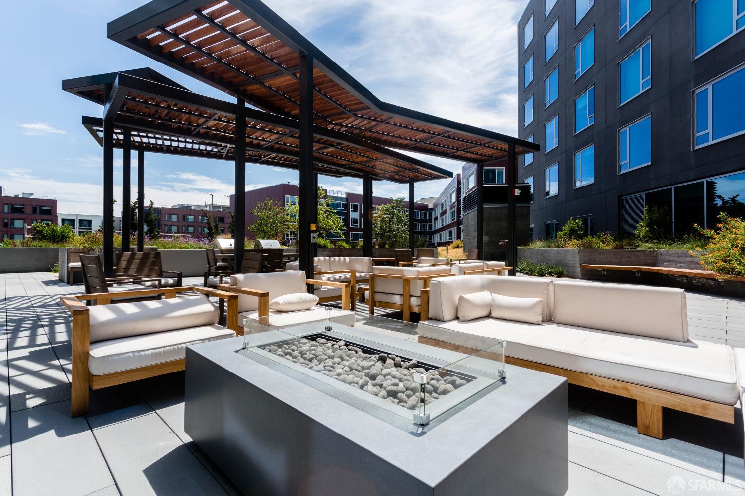 1000 3rd Street, Unit 806 San Francisco, CA 94158 - Photo 20 of 28 a outdoor living space with patio furniture and a potted plant