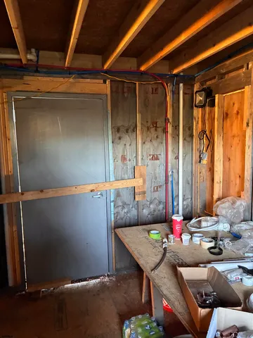 a view of lake and mountain