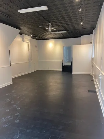 a view of a livingroom with an empty space