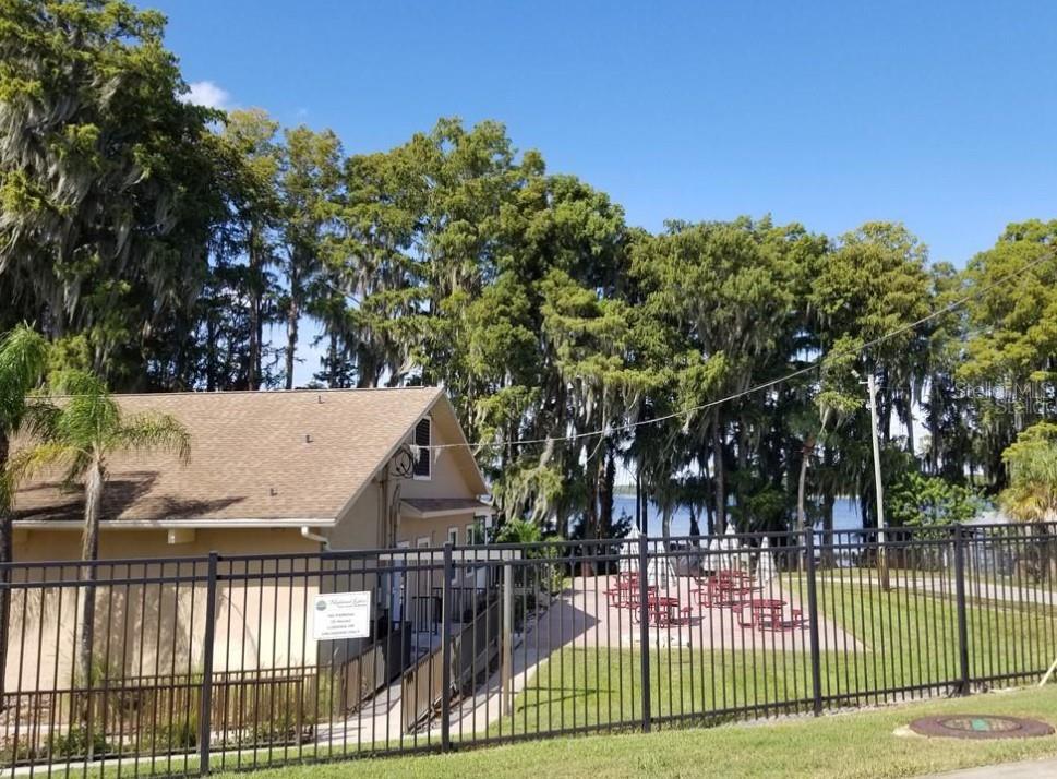 3109 Mission Grove Drive, Unit D Palm Harbor, FL 34684 - Photo 47 of 62 a view of a house and a yard with plants and trees