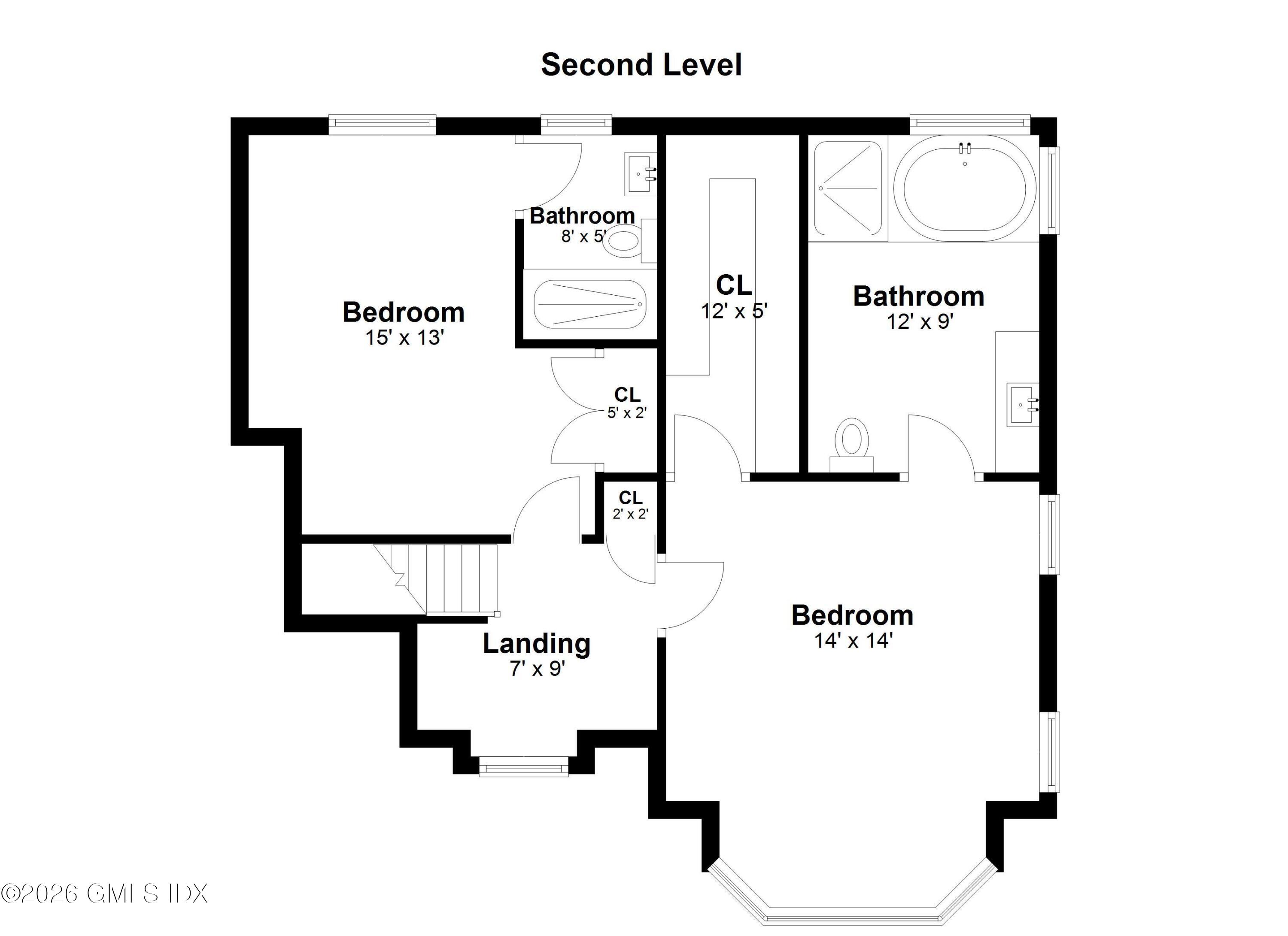 104 Ritch Avenue West, Unit 12 Greenwich, CT 06830 - Photo 24 of 24 2-104 Ritchie Ave Unit 12, Second Level,