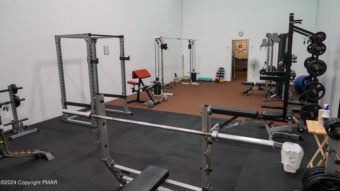 6414 Decker Road Bushkill, PA 18324 - Photo 60 of 65 a view of a room with gym equipment