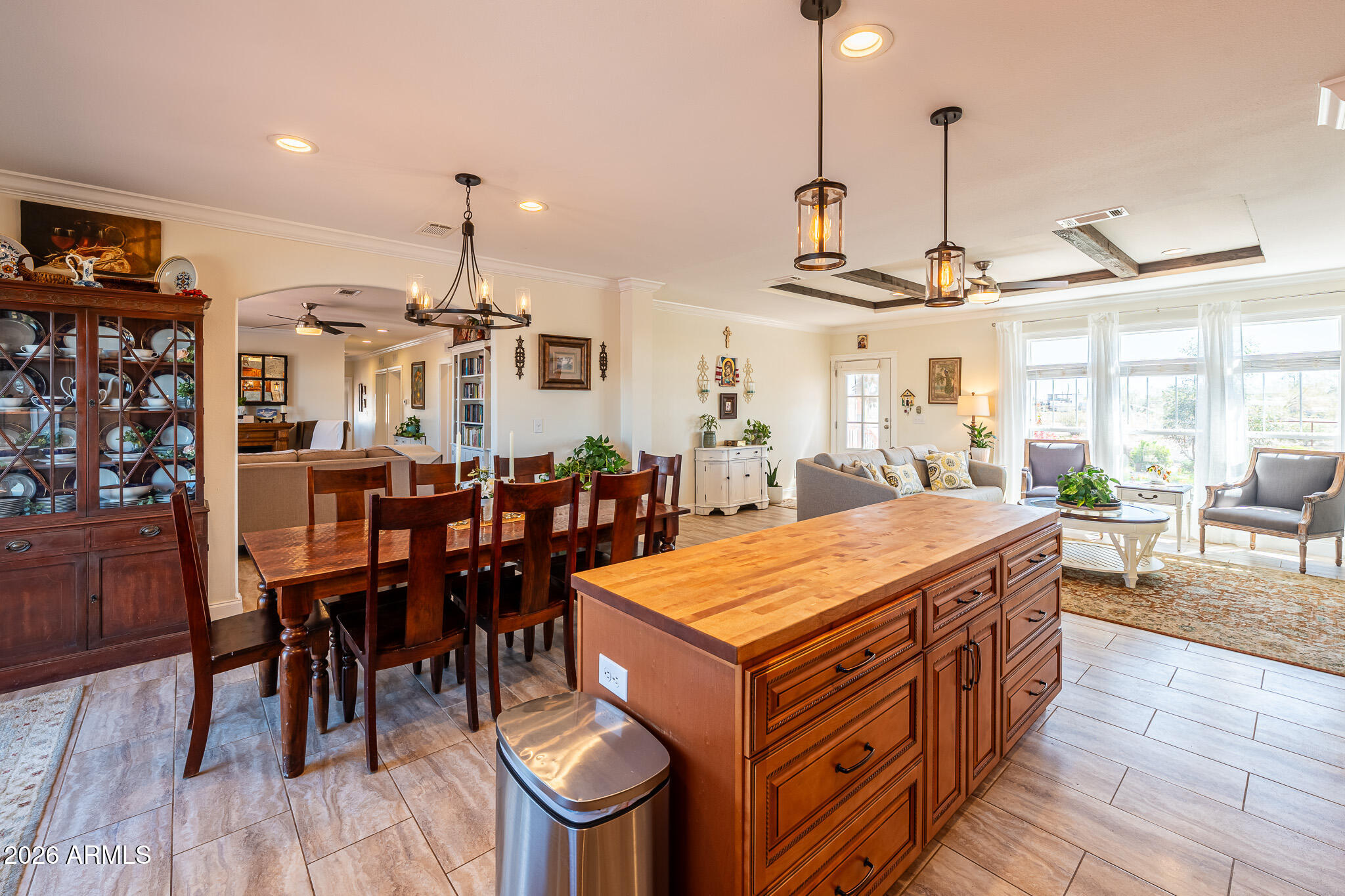 22622 East Day Spring Lane Florence, AZ 85132 - Photo 11 of 70 Kitchen Island and Dining
