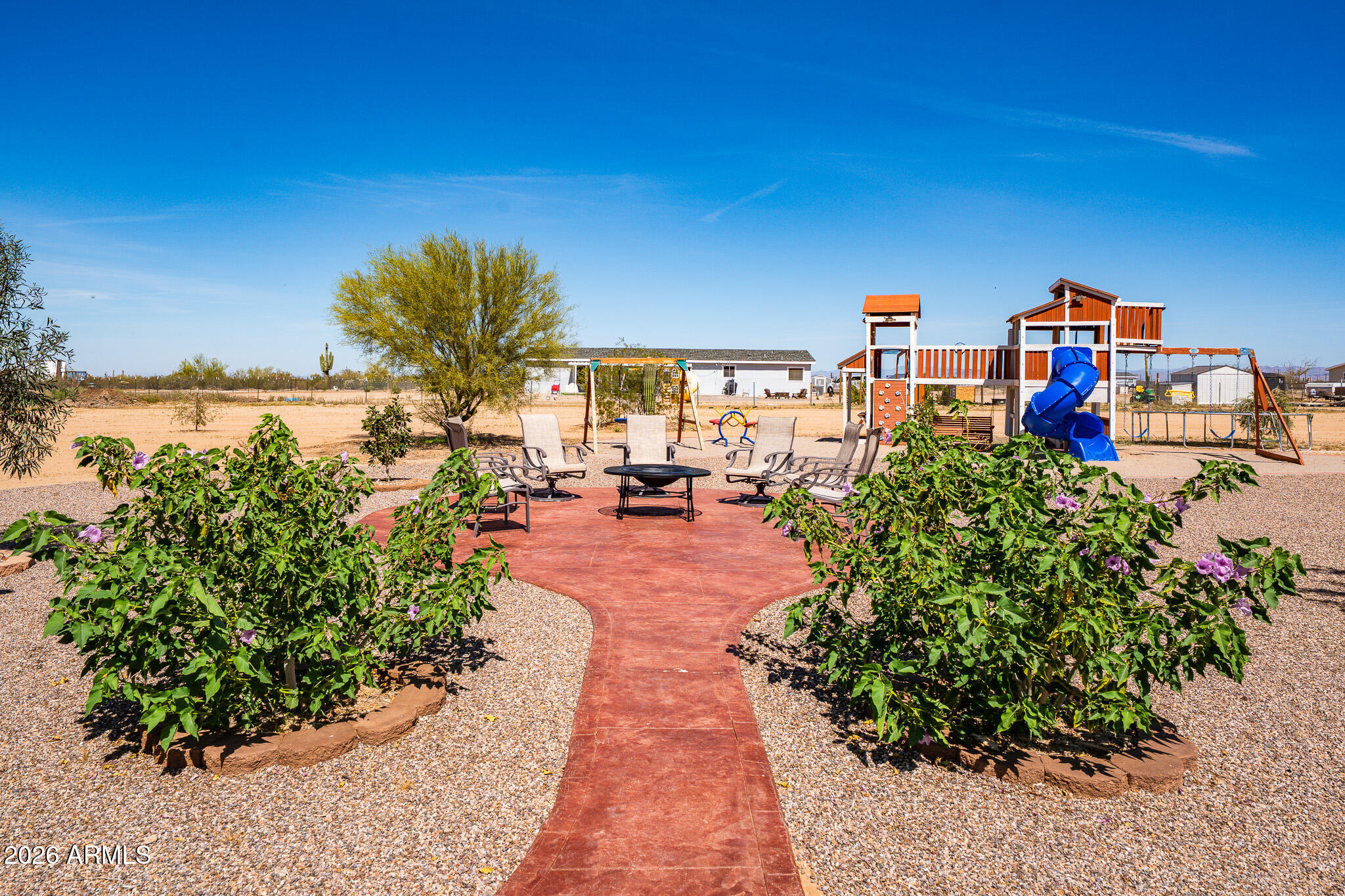 22622 East Day Spring Lane Florence, AZ 85132 - Photo 36 of 70 a view of a terrace with sitting area