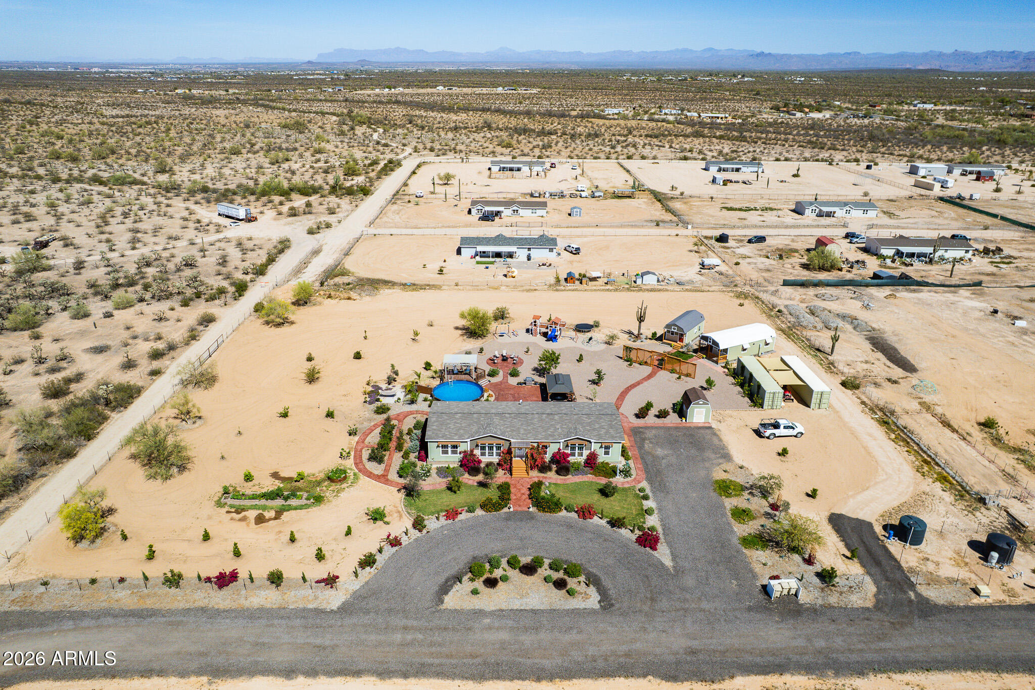 22622 East Day Spring Lane Florence, AZ 85132 - Photo 66 of 70 Drone Footage east view