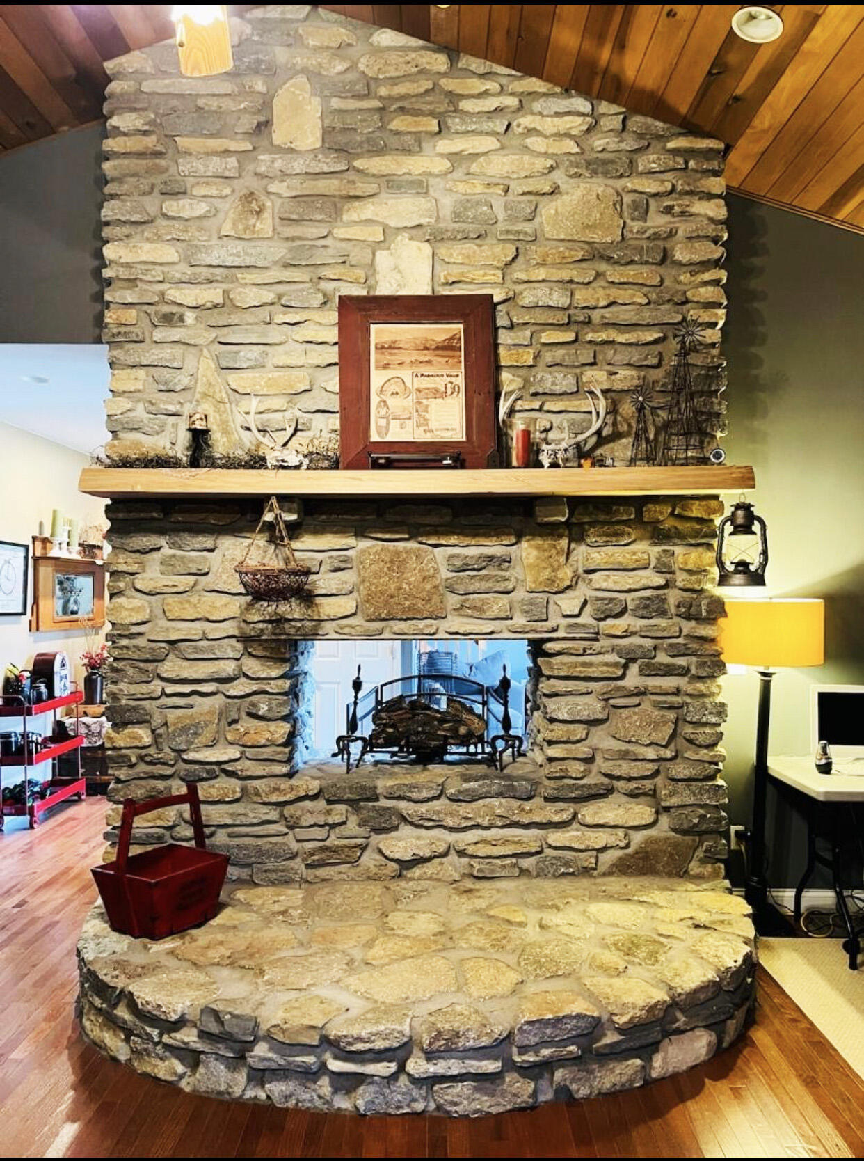 240 Iron Works Road Irvine, KY 40336 - Photo 15 of 68 Two-sided fireplace!